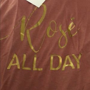 “Rose all day” tank top. New with tags size small.